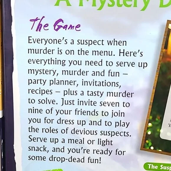A Mystery Dinner Party Game - The Champagne Murder - Picture 6 of 15